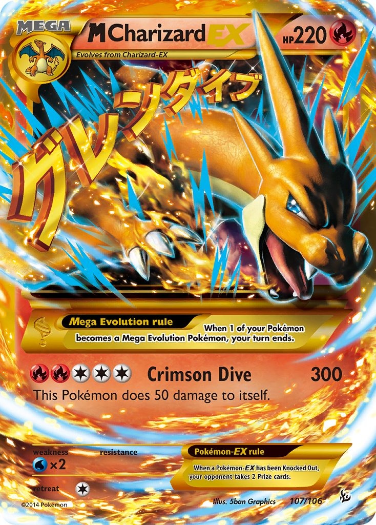 M Charizard EX 107/106