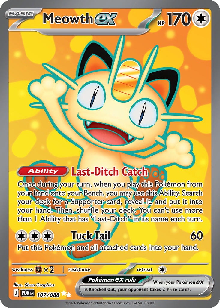 Meowth ex 107/088