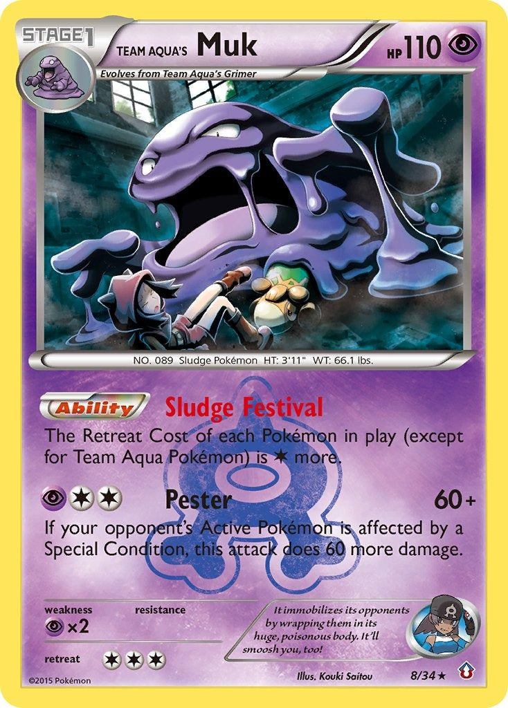 Team Aqua's Muk 8/34