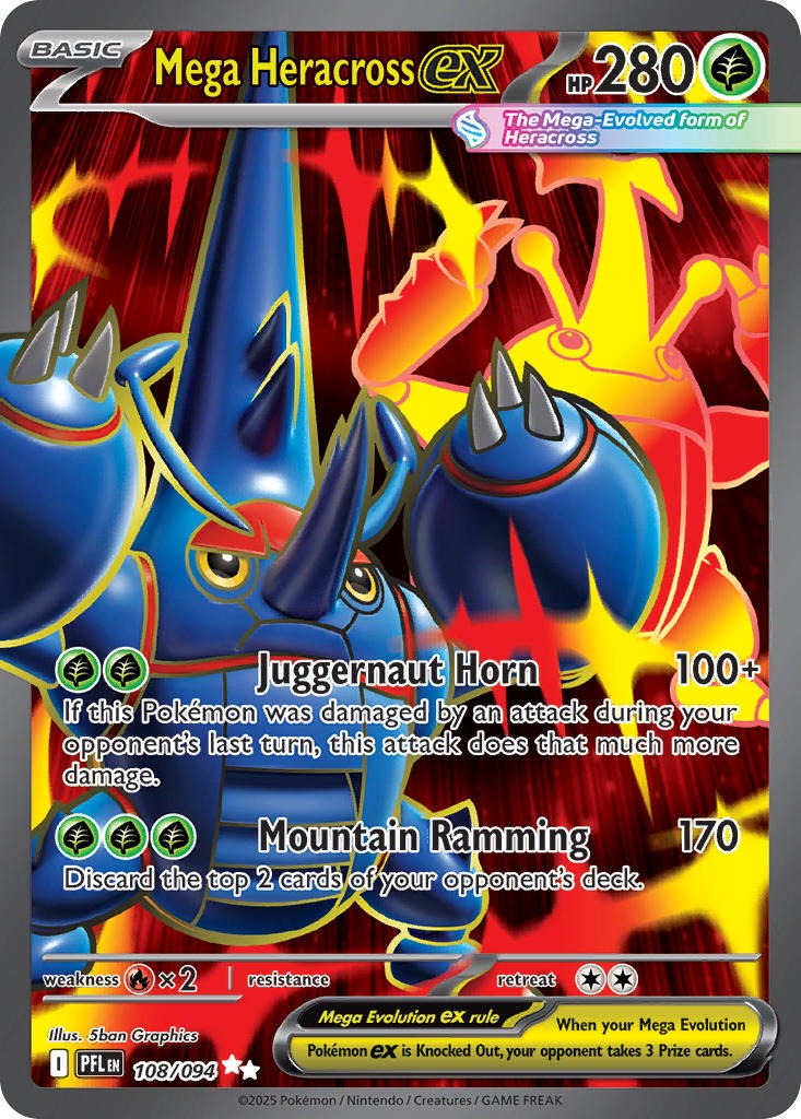 Mega Heracross ex 108/094