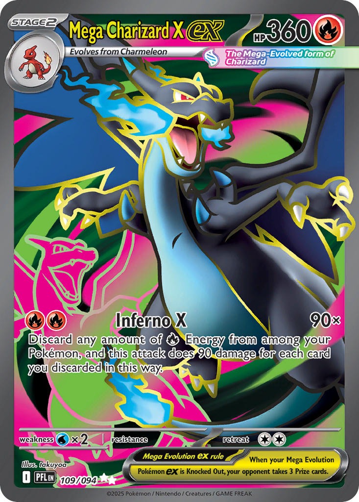 Mega Charizard X ex 109/094
