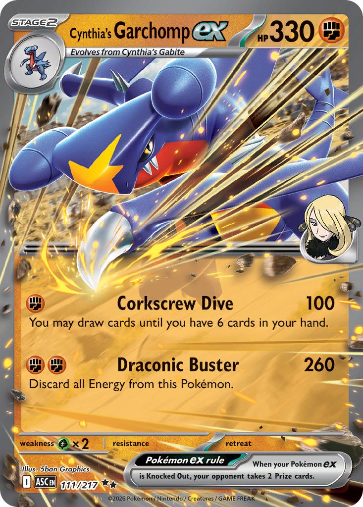 Cynthia’s Garchomp ex 111/217