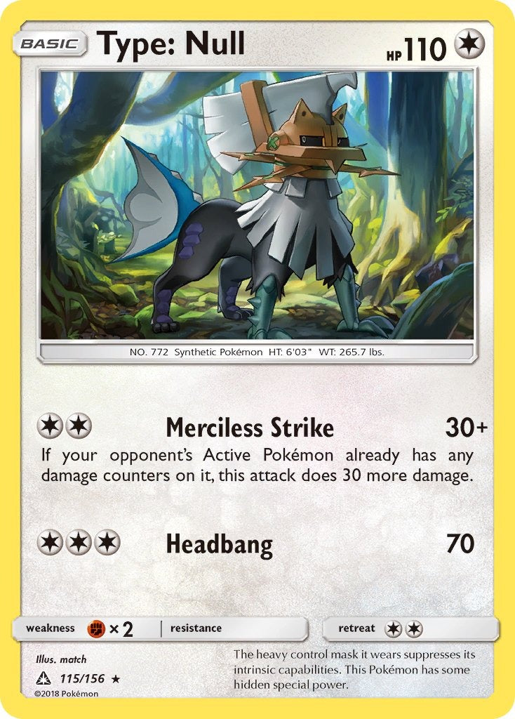 Type: Null 115/156