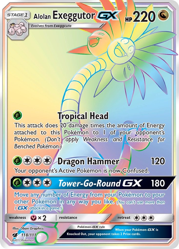 Alolan Exeggutor GX 118/111
