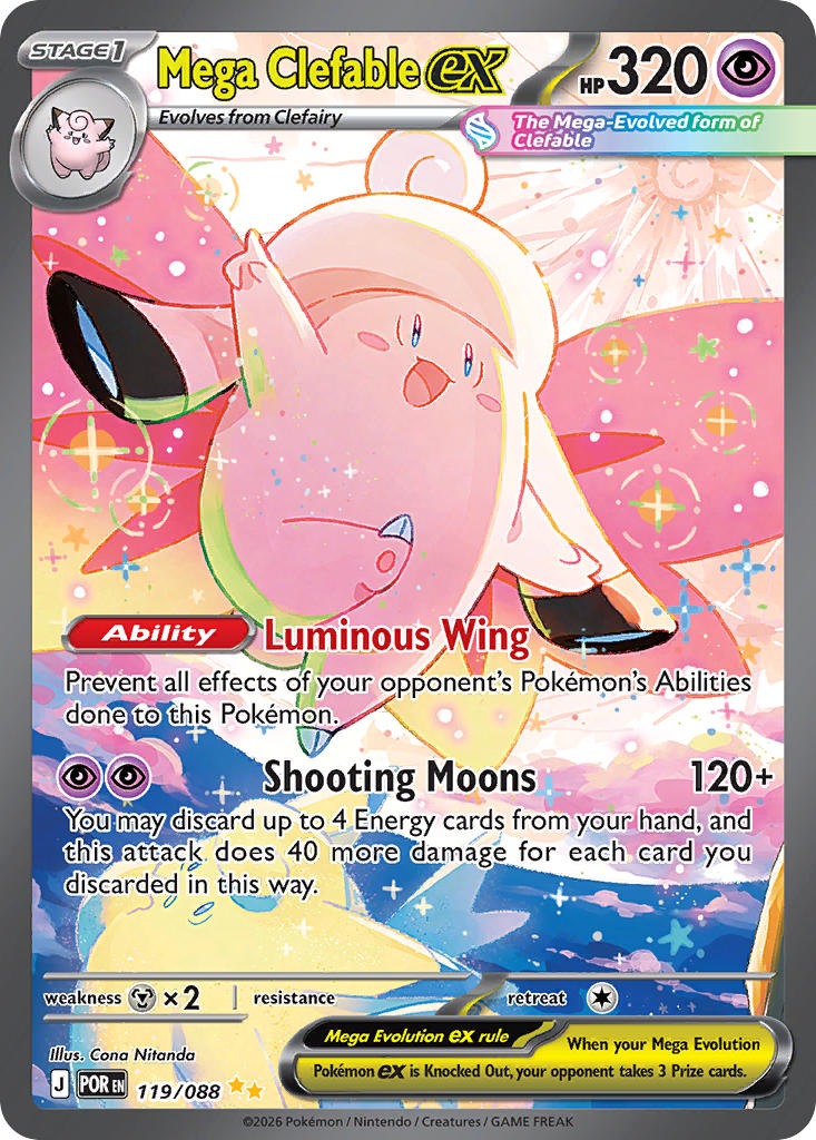 Mega Clefable ex 119/088
