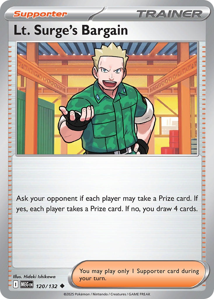 Lt. Surge’s Bargain 120/132