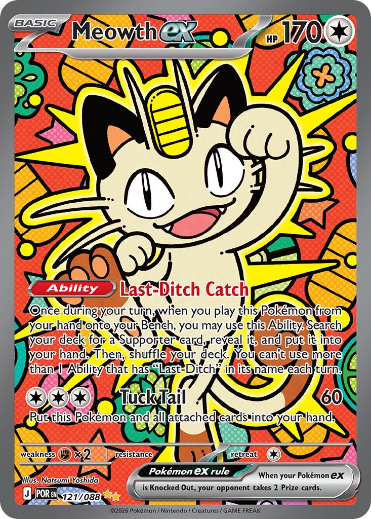 Meowth ex 121/088