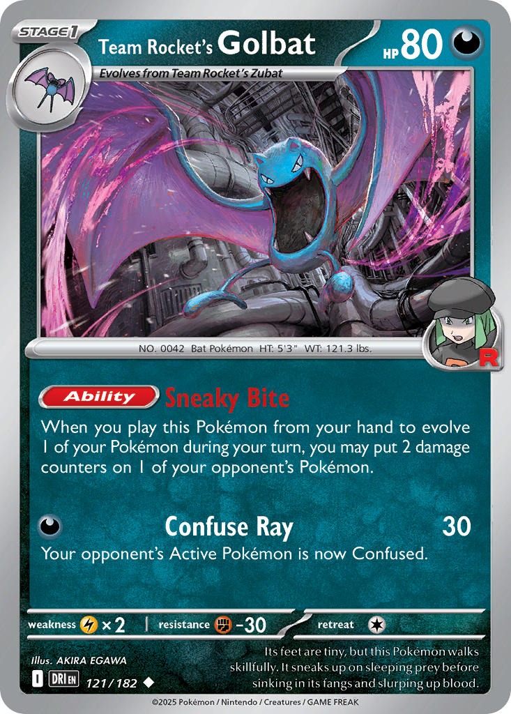 Team Rocket’s Golbat 121/182