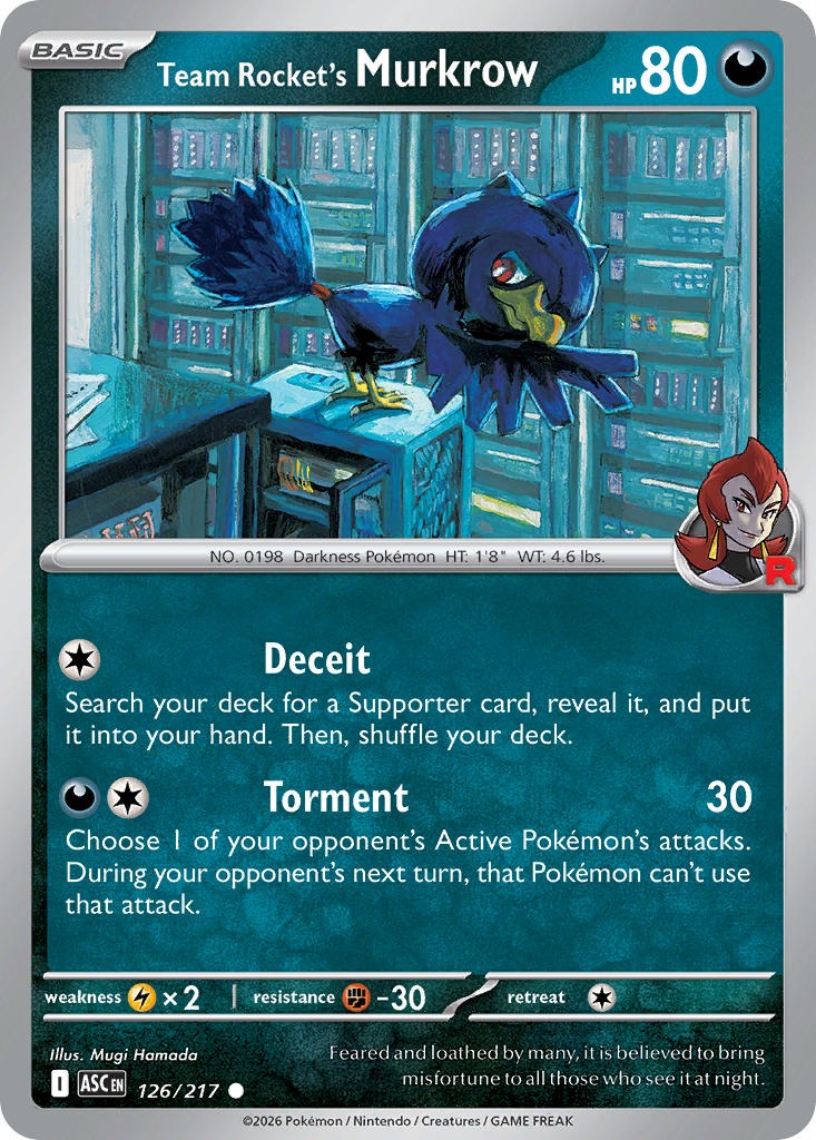 Team Rocket’s Murkrow 126/217