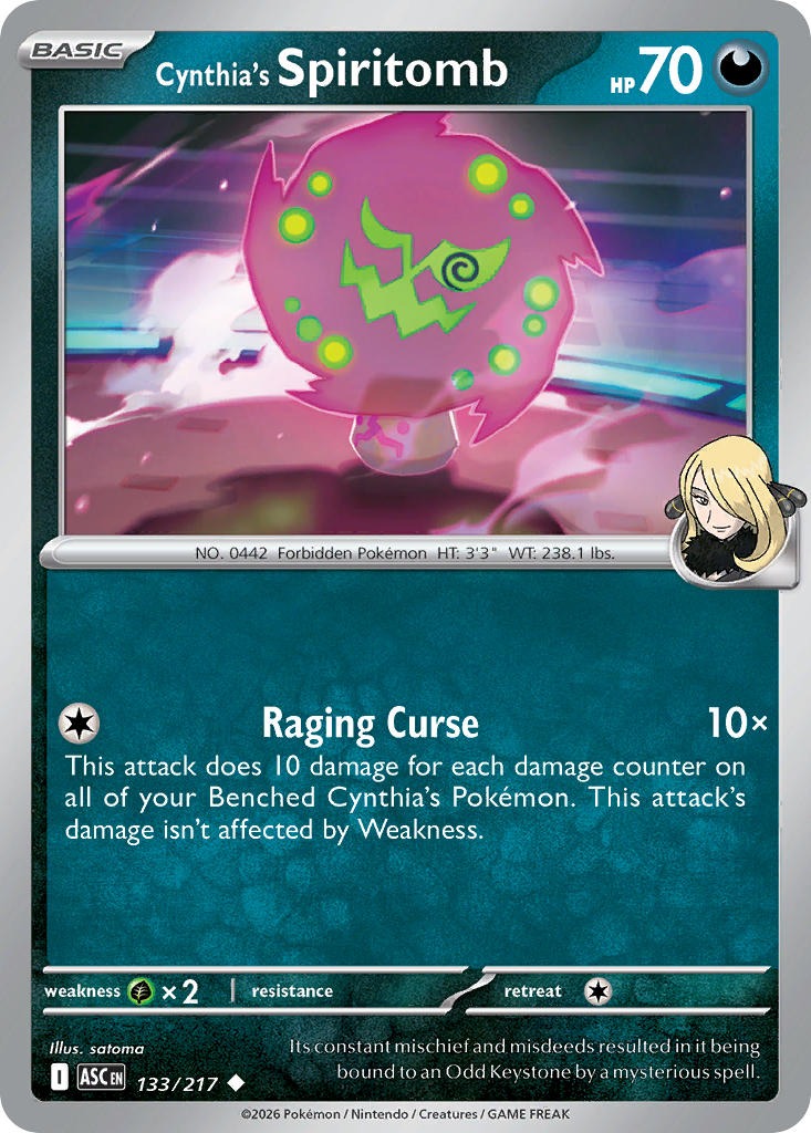 Cynthia’s Spiritomb 133/217