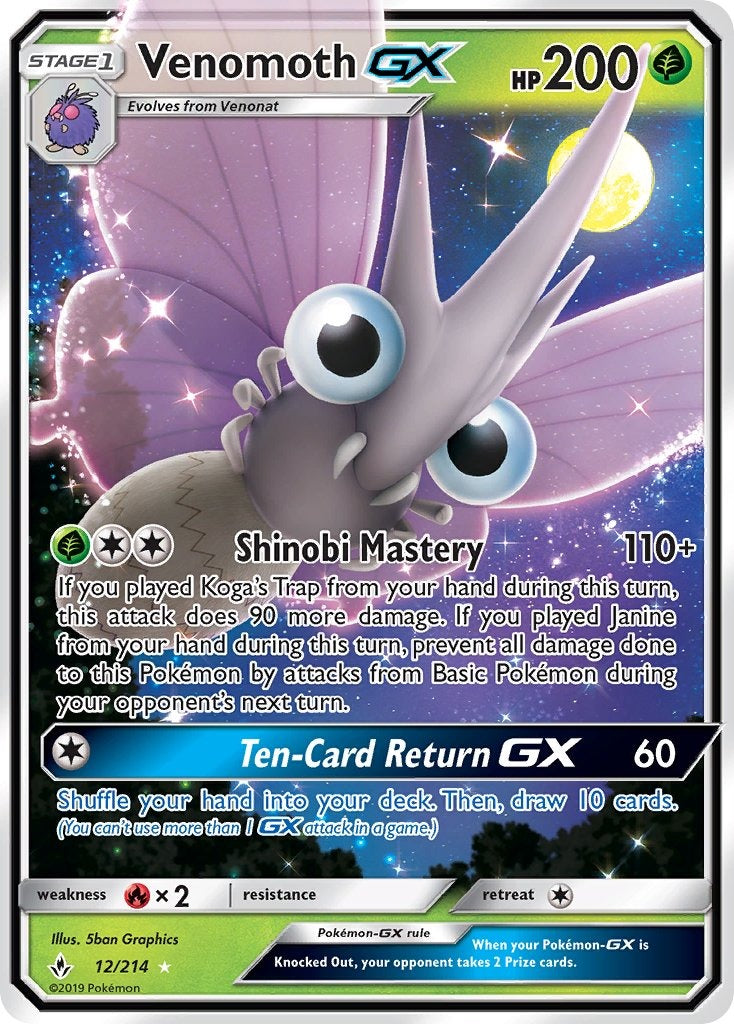 Venomoth GX 012/214