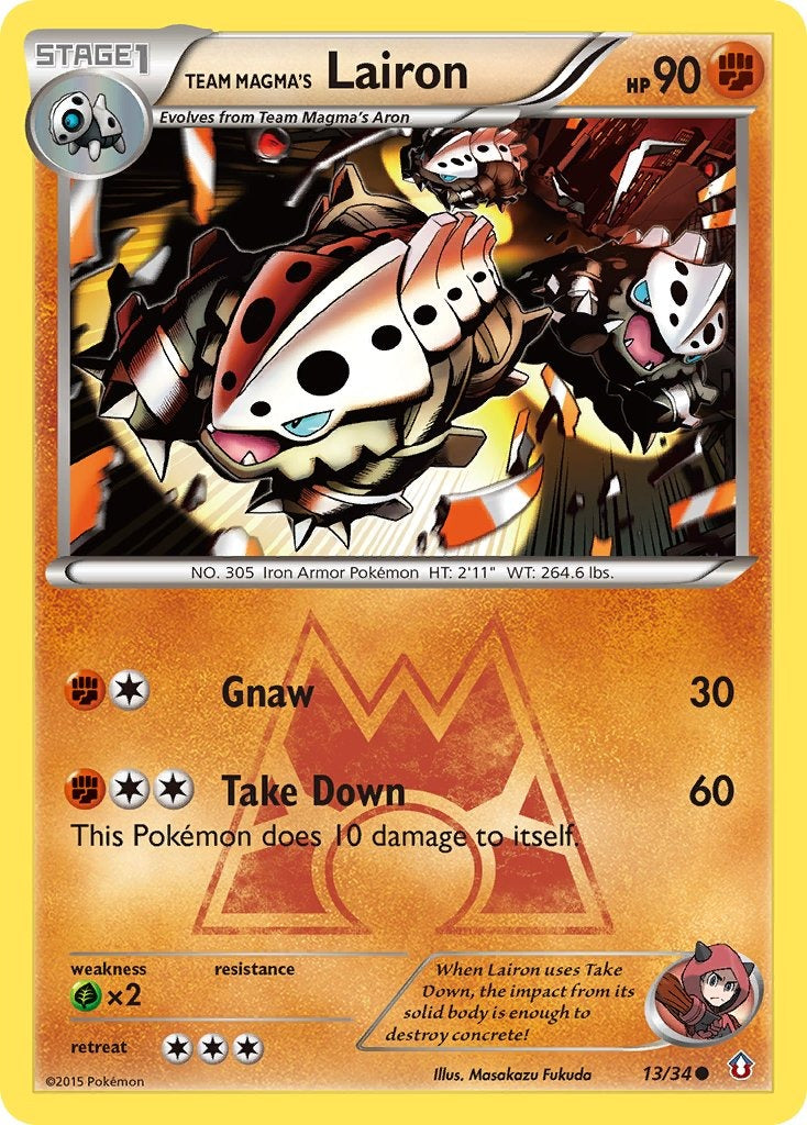 Team Magma's Lairon 13/34