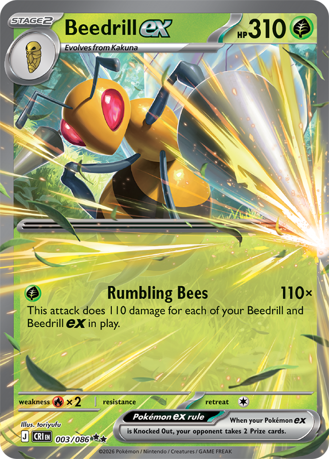 Beedrill ex 003/086