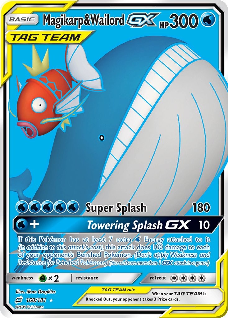 Magikarp & Wailord GX 160/181