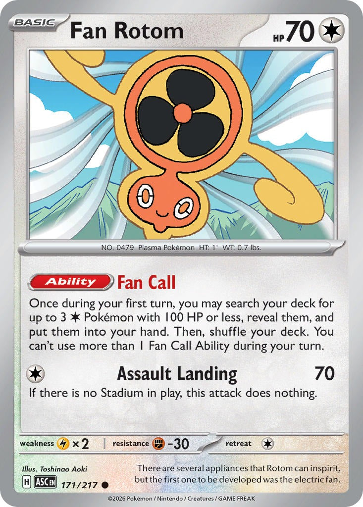 Fan Rotom 171/217