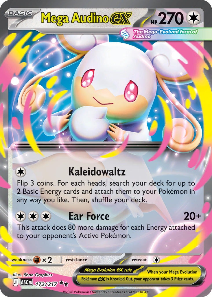 Mega Audino ex 172/217