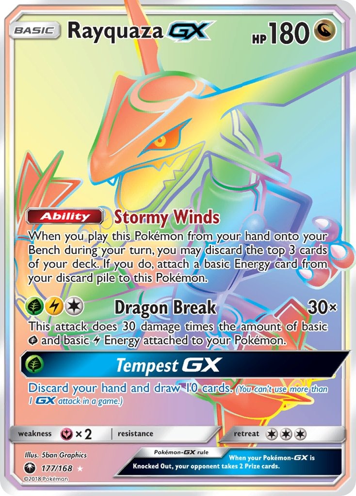 Rayquaza GX 177/168