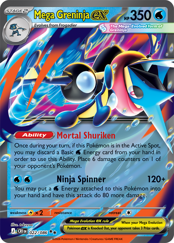 Mega Greninja ex 022/086