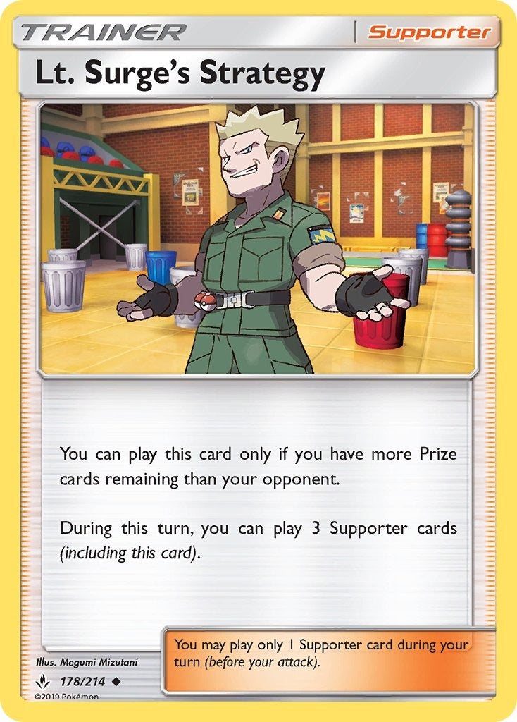 Lt. Surge’s Strategy 178/214