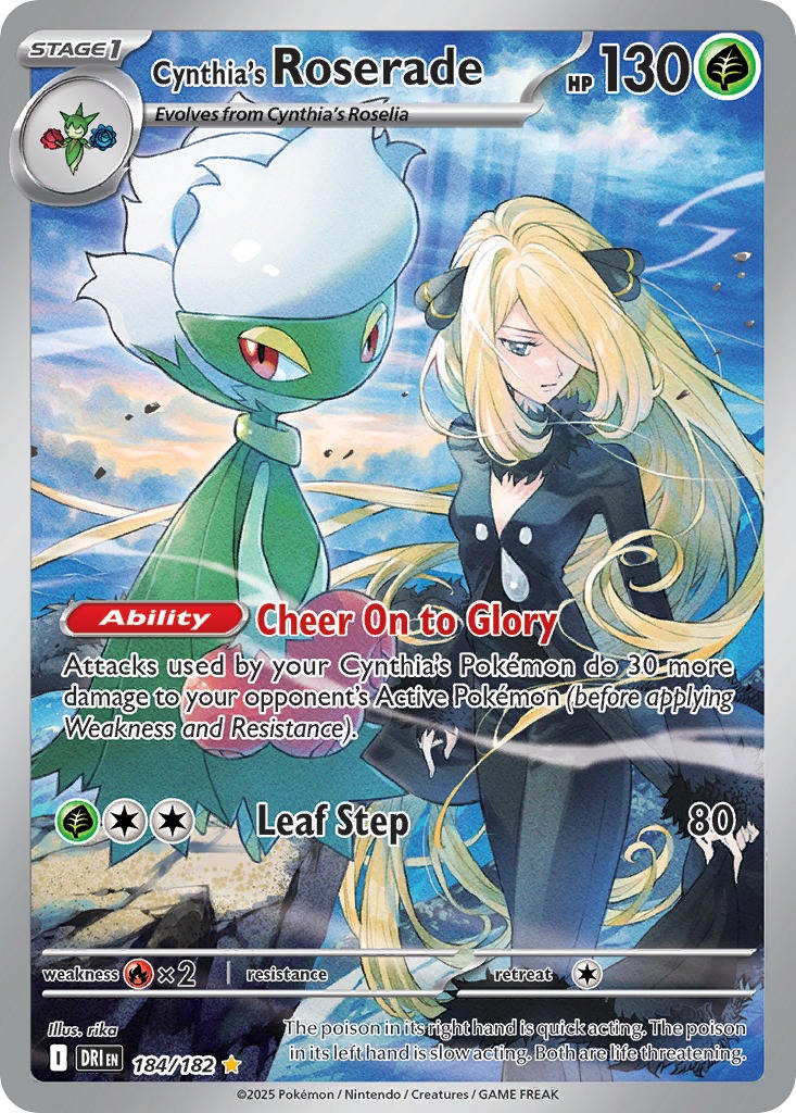 Cynthia’s Roserade 184/182
