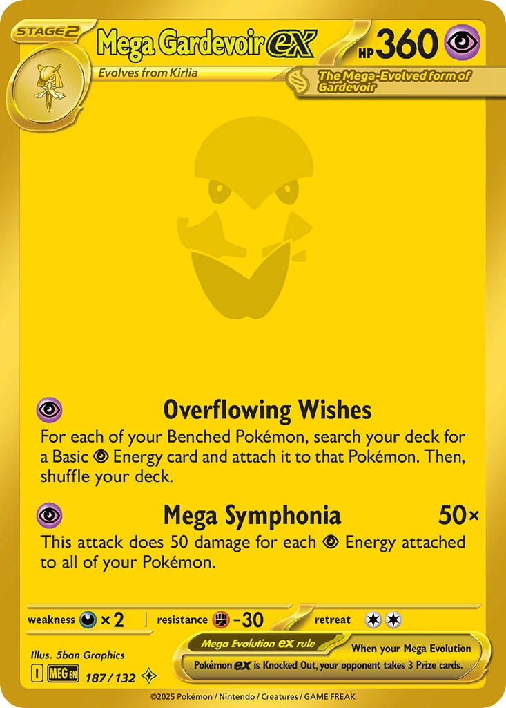 Mega Gardevoir ex 187/132