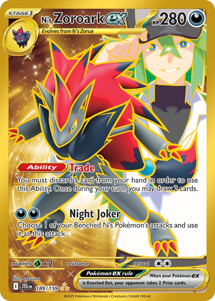 N’s Zoroark ex 189/159