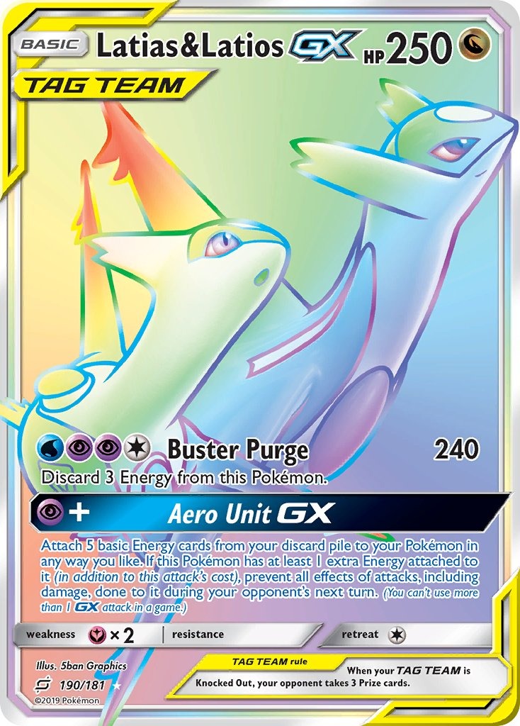 Latias & Latios GX 190/181