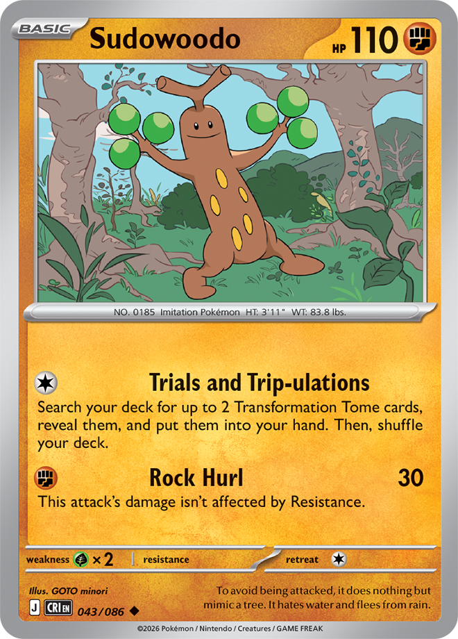 Sudowoodo 043/086