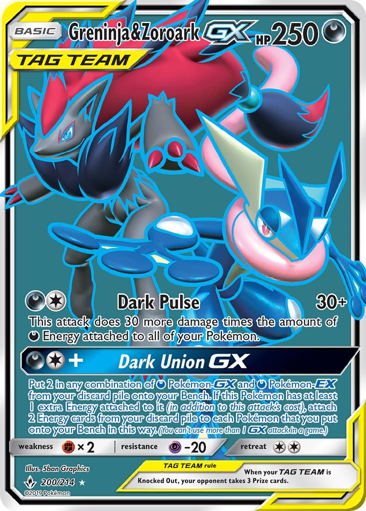 Greninja & Zoroark GX 200/214