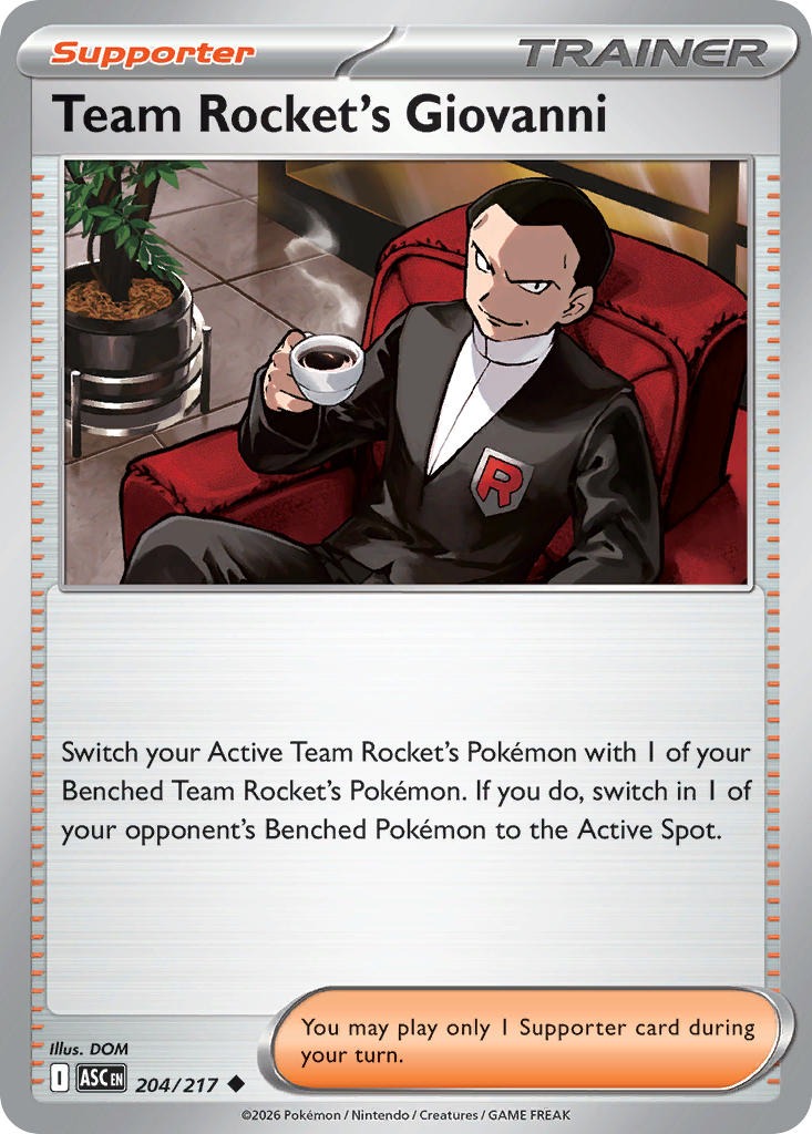 Team Rocket’s Giovanni 204/217