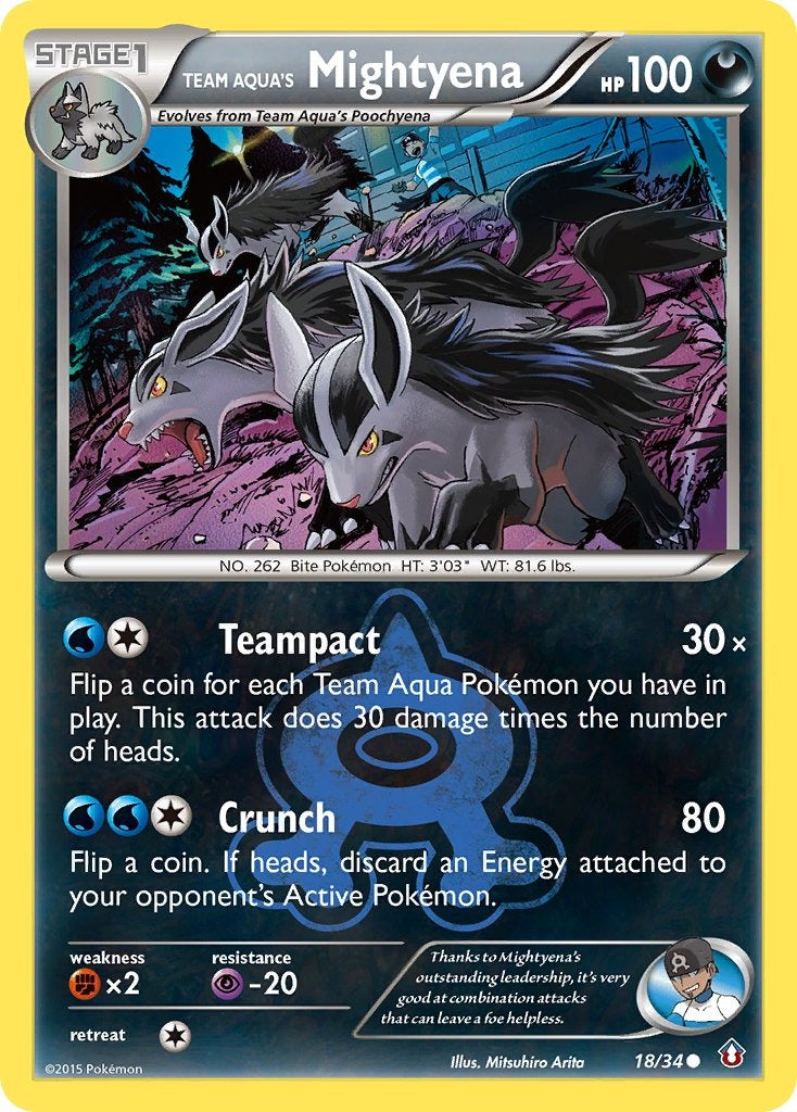 Team Aqua's Mightyena 18/34