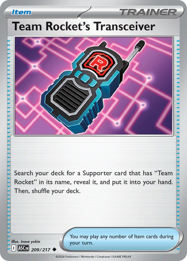 Team Rocket’s Transceiver 209/217