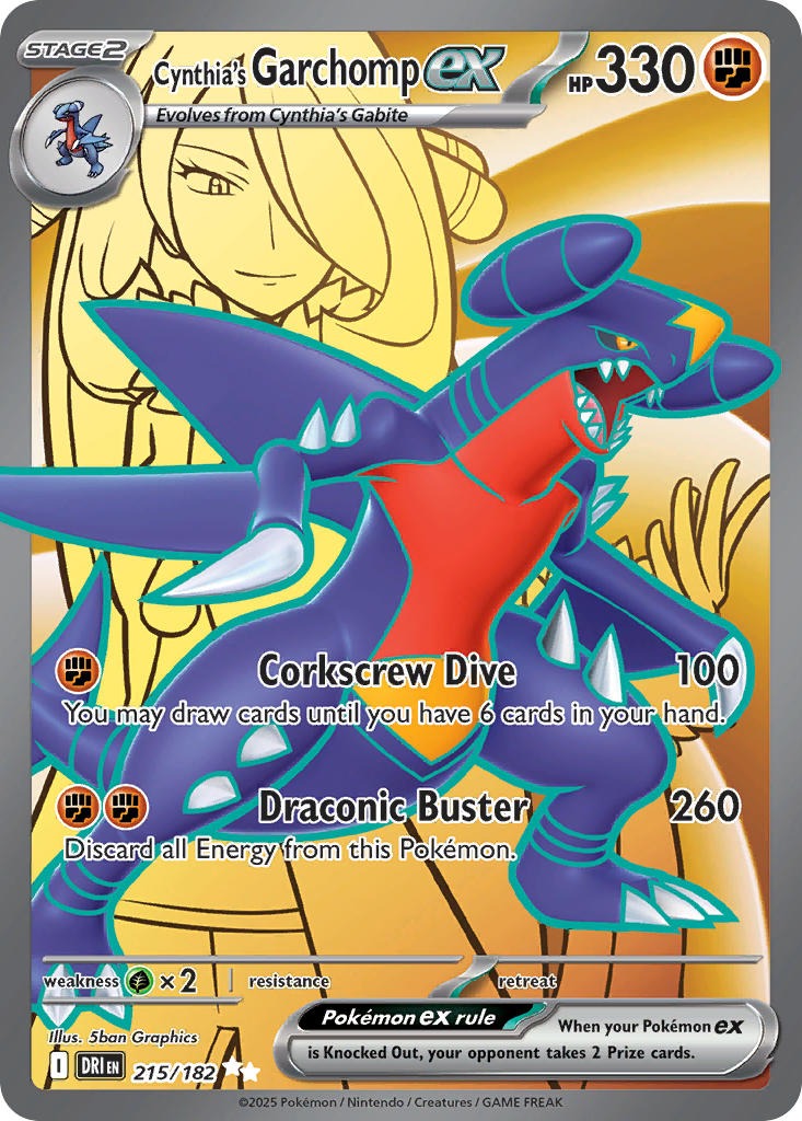 Cynthia’s Garchomp ex 215/182