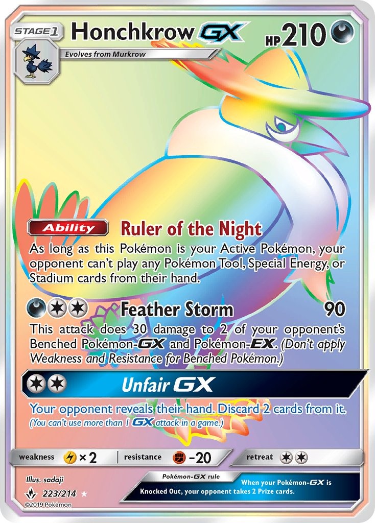 Honchkrow GX 223/214