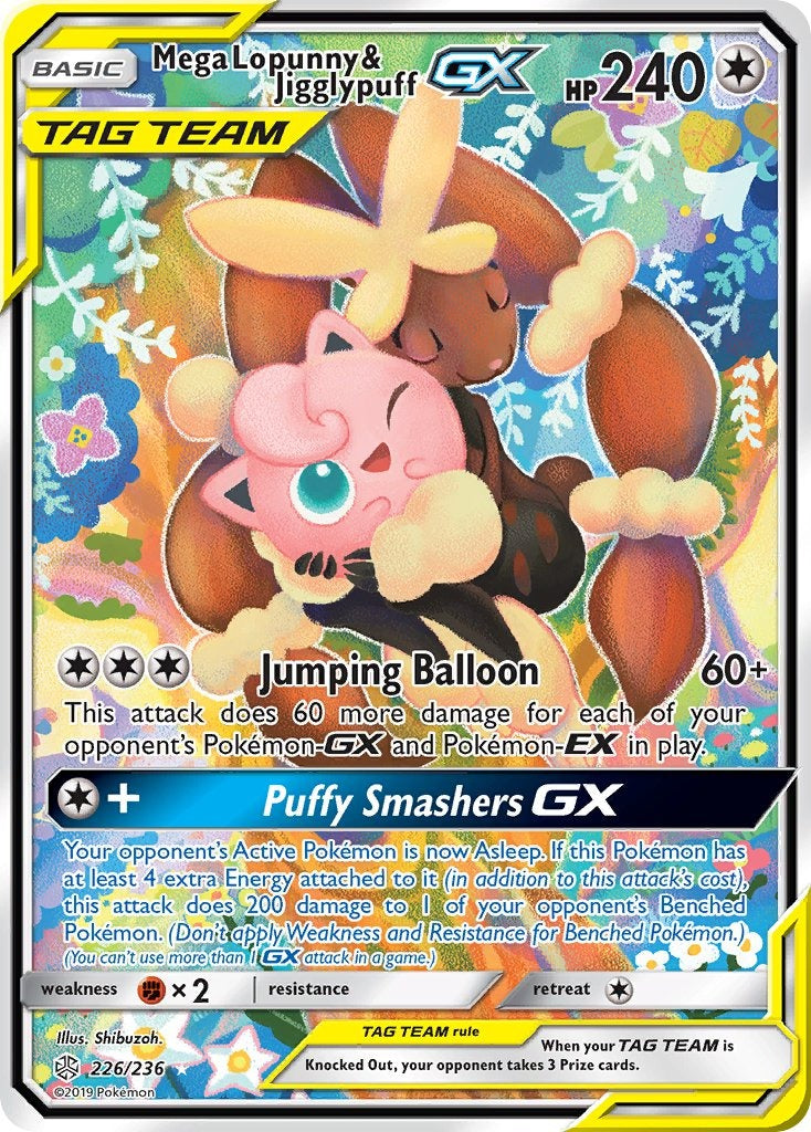 Mega Lopunny & Jigglypuff GX 226/236