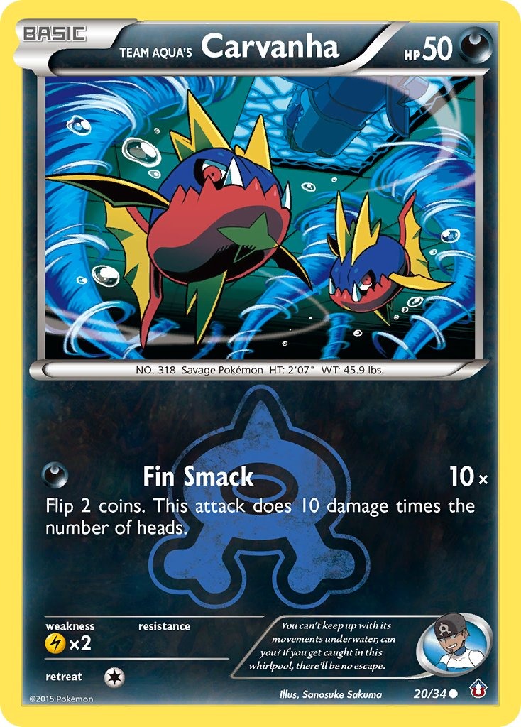 Team Aqua's Carvanha 20/34