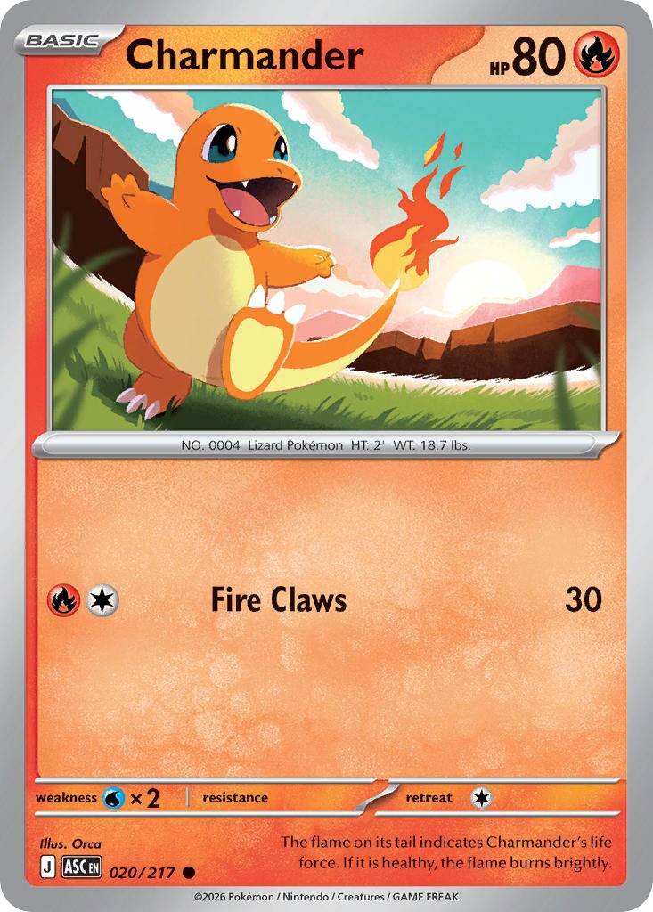 Charmander 020/217