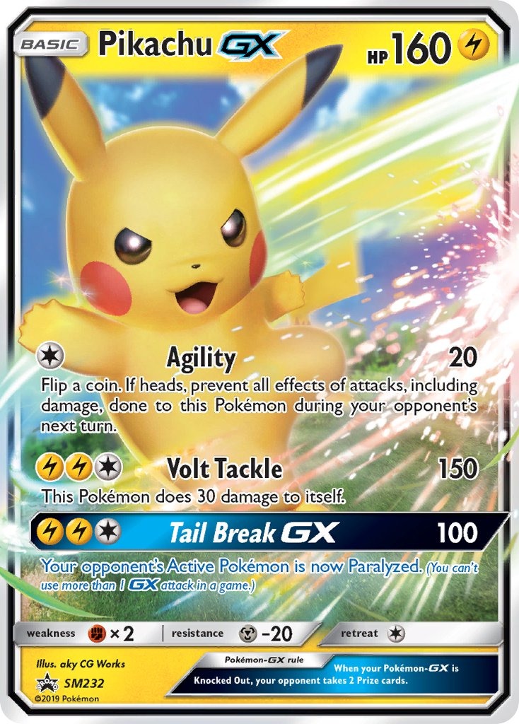 Pikachu GX SM232