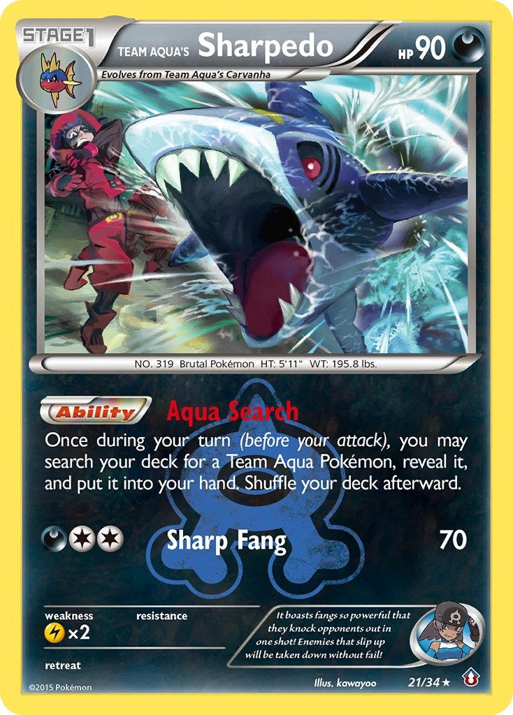 Team Aqua's Sharpedo 21/34