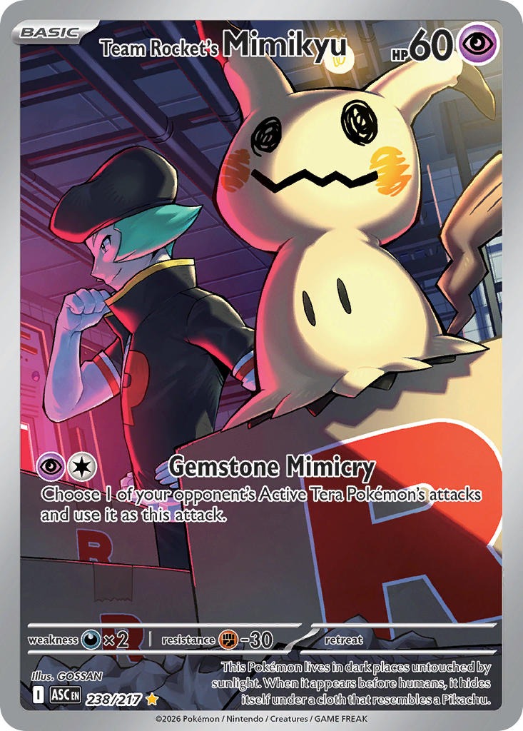 Team Rocket’s Mimikyu 238/217