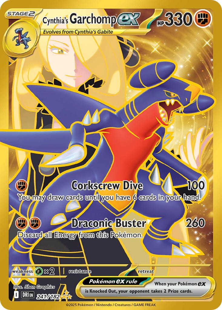 Cynthia’s Garchomp ex 241/182