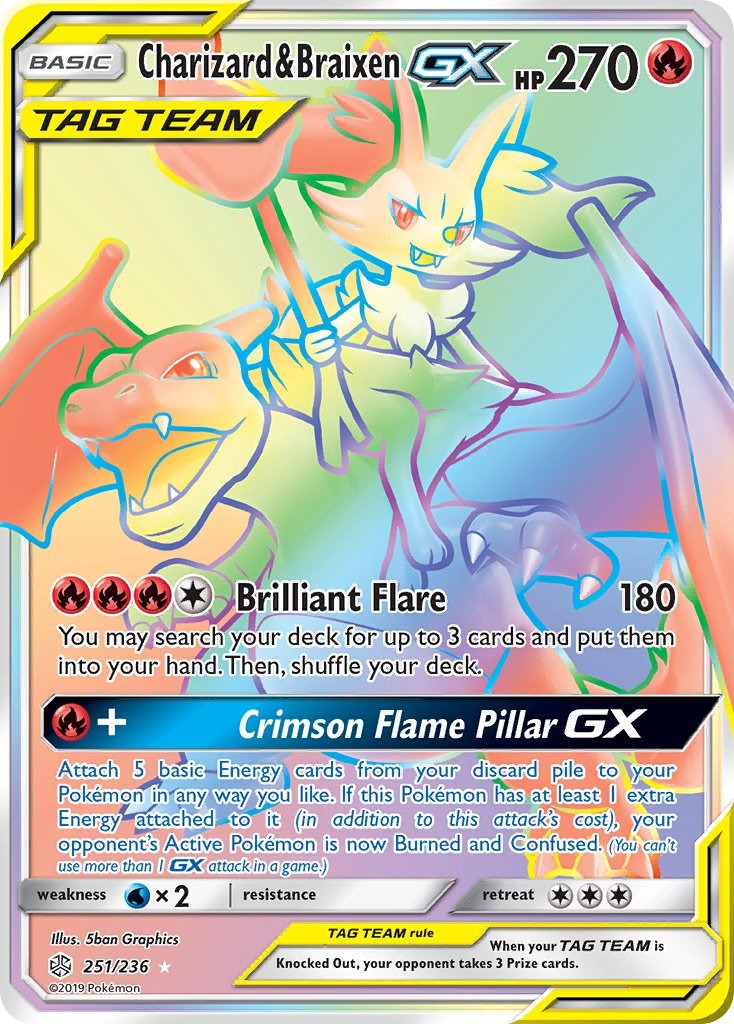 Charizard & Braixen GX 251/236