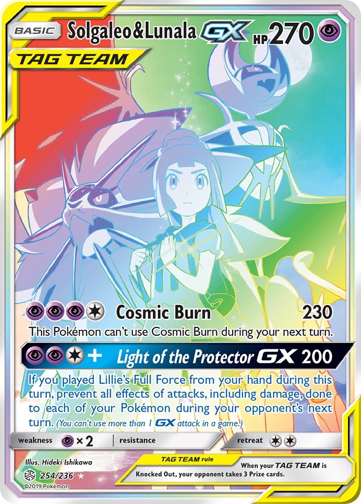 Solgaleo & Lunala GX 254/236