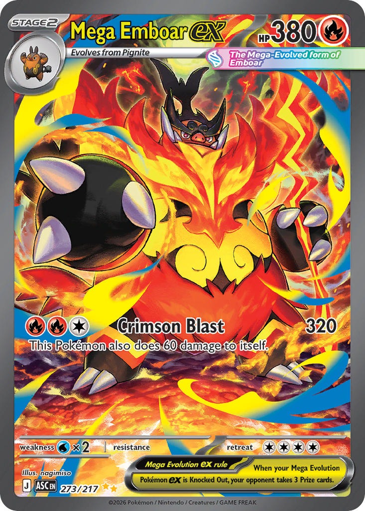Mega Emboar ex 273/217