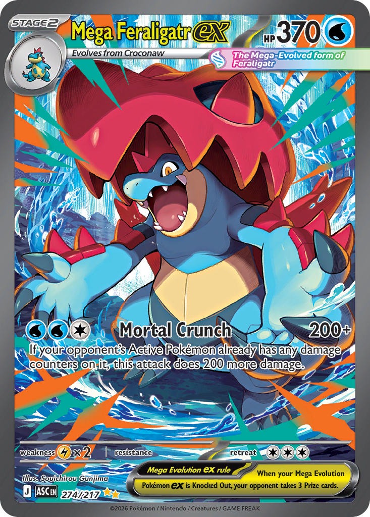 Mega Feraligatr ex 274/217