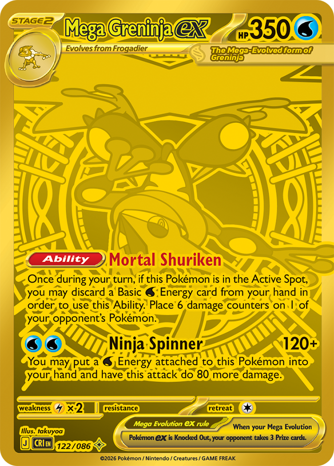 Mega Greninja ex 122/086