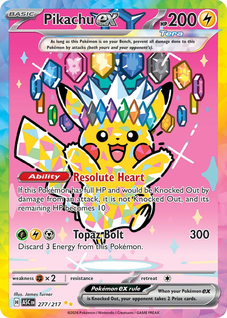 Pikachu ex 277/217