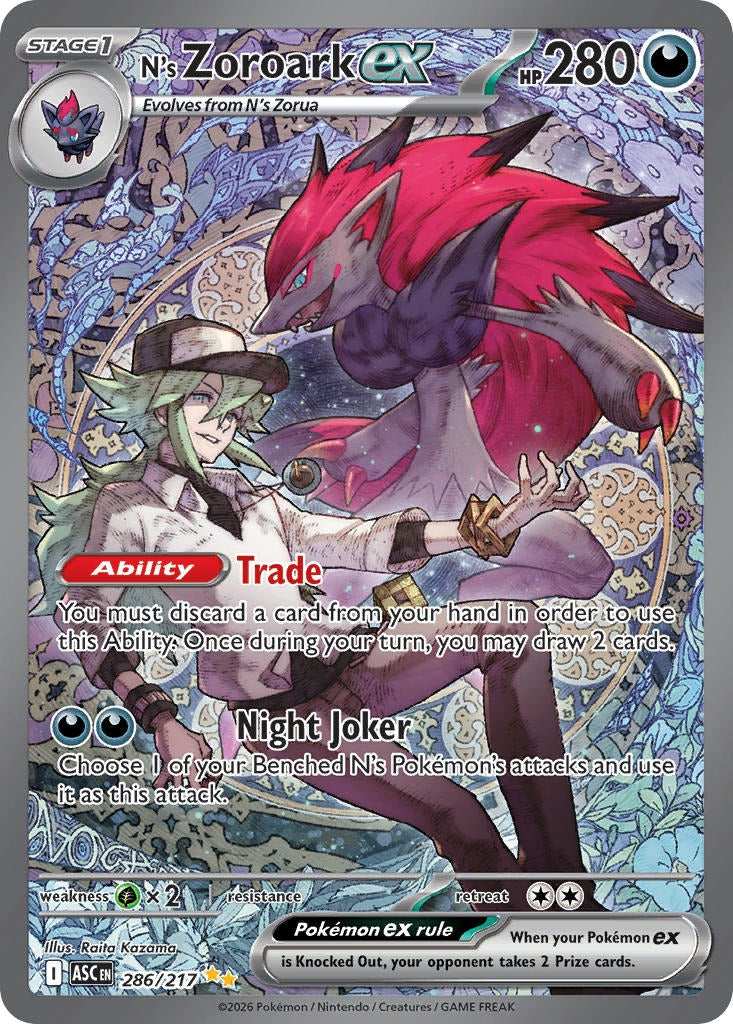 N’s Zoroark ex 286/217