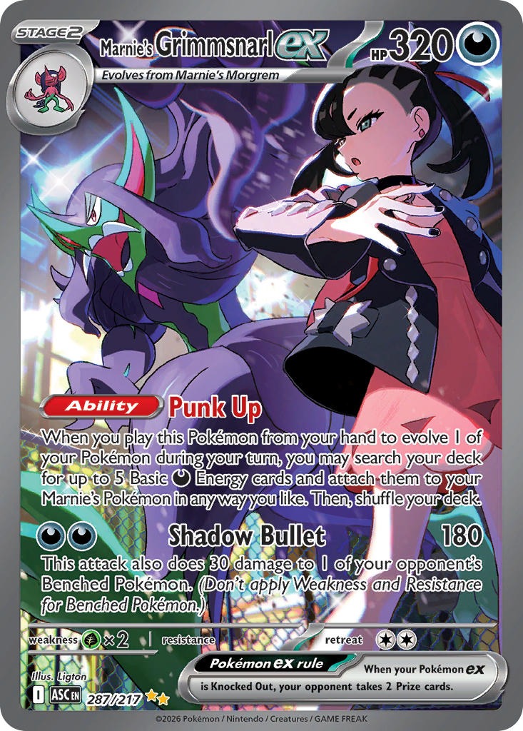 Marnie’s Grimmsnarl ex 287/217
