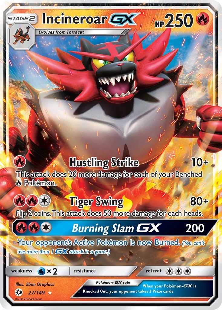 Incineroar GX 027/149